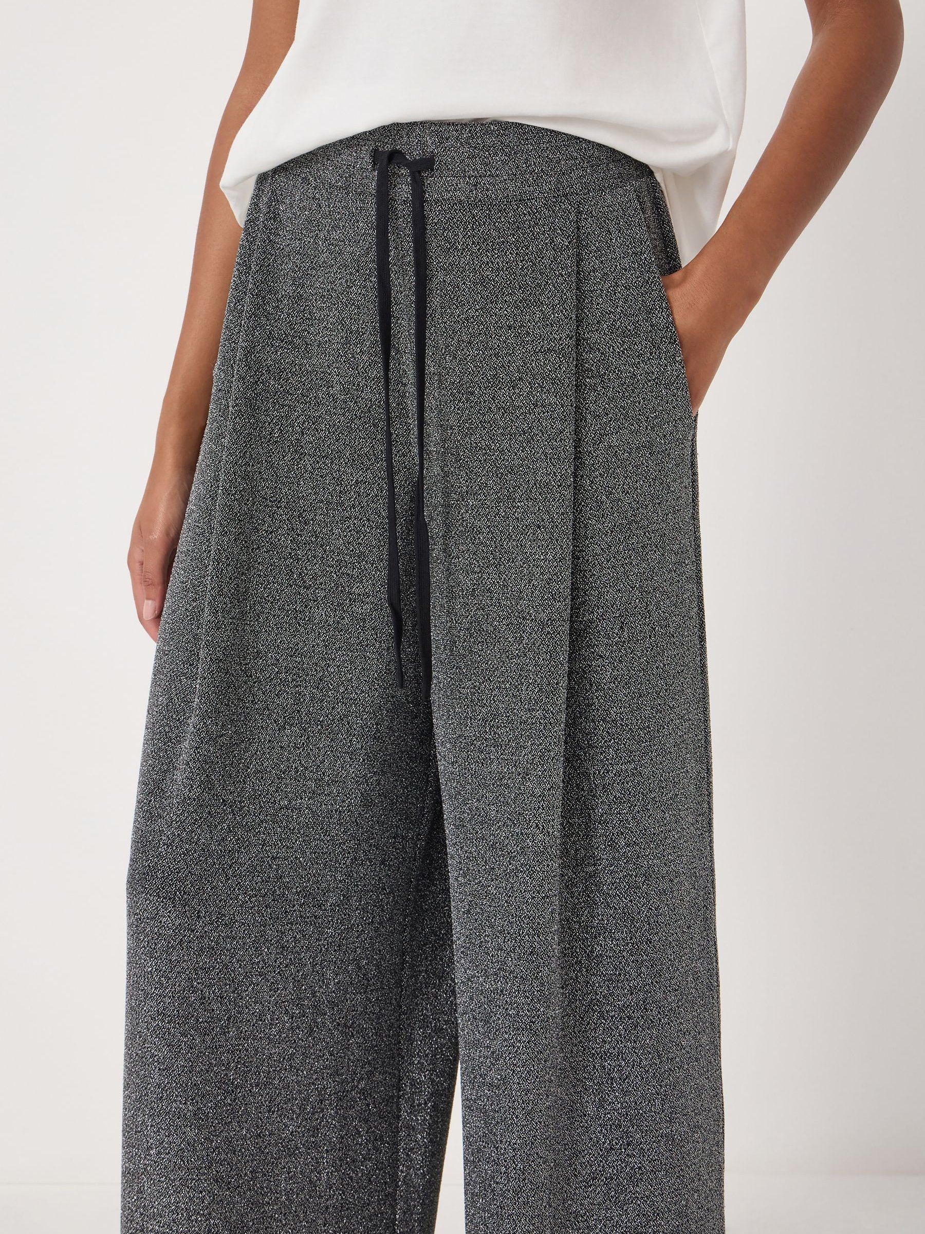 Buy Hush Silver Taylor Wide Leg Trousers from Next Romania