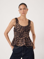 動物 - Hush Air Flow Gathered Straps Top - 圖片 2/5