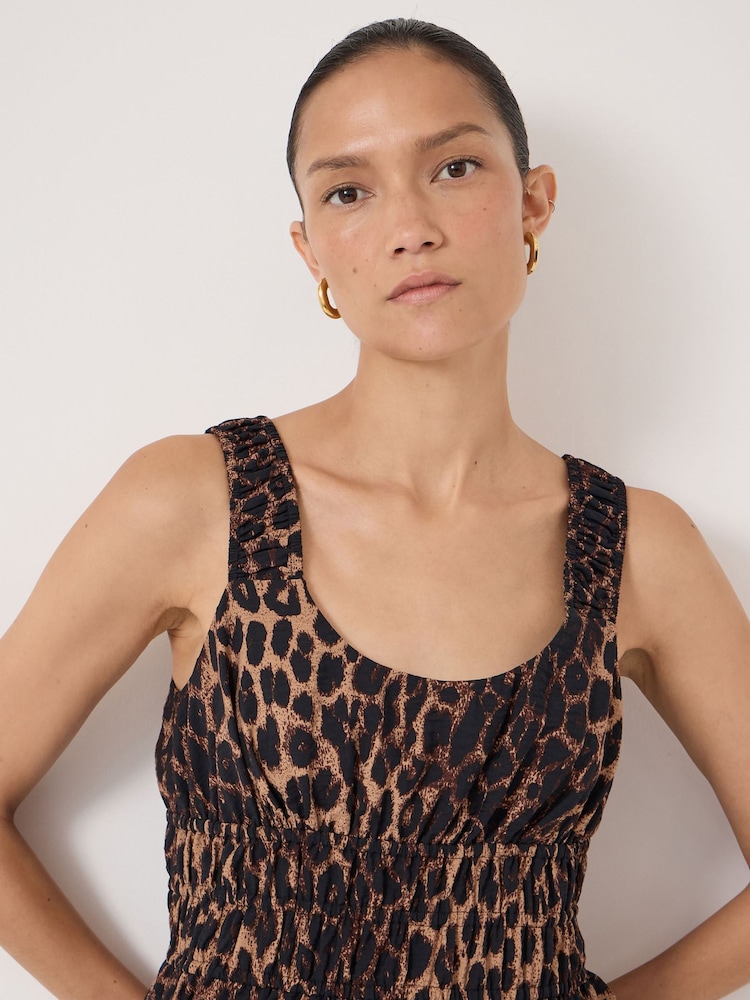 動物 - Hush Air Flow Gathered Straps Top - 圖片 5/5