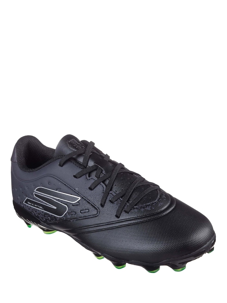 Skechers Black Razor 1.5 Jr Youth FG Boots - Image 1 of 4 Skechers Black Razor 1.5 Jr Youth FG Boots - Image 1 of 4