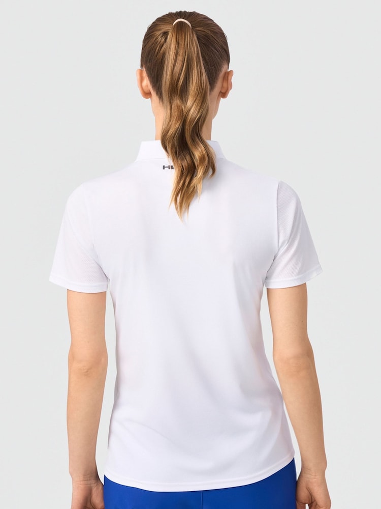 Head White Tech Polo Shirt - Image 2 of 8