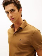 Tommy Hilfiger Brown 1985 Regular Fit Pique Polo Shirt - Image 2 of 5
