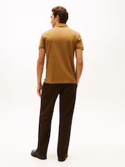 Tommy Hilfiger Brown 1985 Regular Fit Pique Polo Shirt - Image 4 of 5