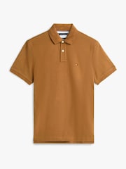 Tommy Hilfiger Brown 1985 Regular Fit Pique Polo Shirt - Image 5 of 5