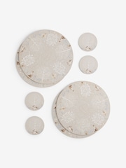 Set of 4 Natural Winter Wonderland Corkback Placemats and Coasters - Image 2 of 3