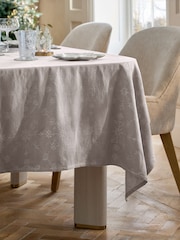 Mantel con estampado de copos de nieve - Imagen 3 de 6