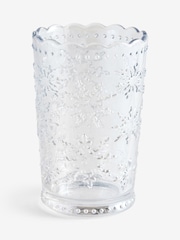 Juego de 2 vasos con diseño de copo de nieve de Navidad - Imagen 2 de 4