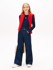 Tommy Hilfiger Blue Heritage Extra Slim Long Sleeve T-Shirt - Image 2 of 5