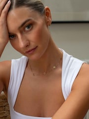 D.Louise Gold Tone Waterproof Multi Clover Necklace - Image 7 of 7