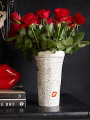 Rockett St George Cream Love Note Vase - Image 2 of 10