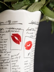 Rockett St George Cream Love Note Vase - Image 4 of 10