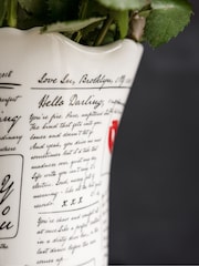 Rockett St George Cream Love Note Vase - Image 6 of 10