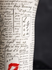 Rockett St George Cream Love Note Vase - Image 8 of 10