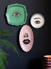 Rockett St George 3 Piece Multi All eyes on you Wall Plate Set - Image 2 of 7