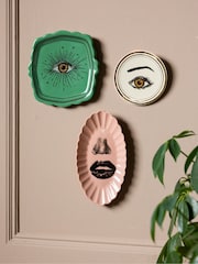 Rockett St George 3 Piece Multi All eyes on you Wall Plate Set - Image 3 of 7
