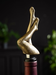 Rockett St George Gold Legs Up Bottle Opener and Stopper Set - Image 6 of 6