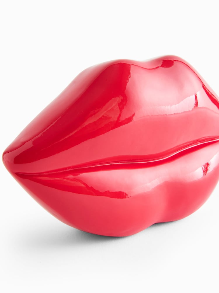 Rockett St George Red Kiss and Tell Lips Ornament - Image 6 of 6 Rockett St George Red Kiss and Tell Lips Ornament - Image 6 of 6
