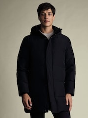Charles Tyrwhitt Blue Puffer Coat - Image 2 of 5