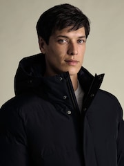 Charles Tyrwhitt Blue Puffer Coat - Image 3 of 5