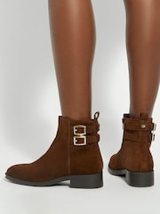 Dune London Brown Pinehurst Ankle Boots - Image 1 of 6