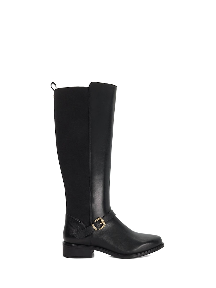 Dune London Black Toon Knee High Boots - Image 1 of 5 Dune London Black Toon Knee High Boots - Image 1 of 5