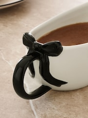 Monochrome Bow Gravy Boat - Image 3 of 5