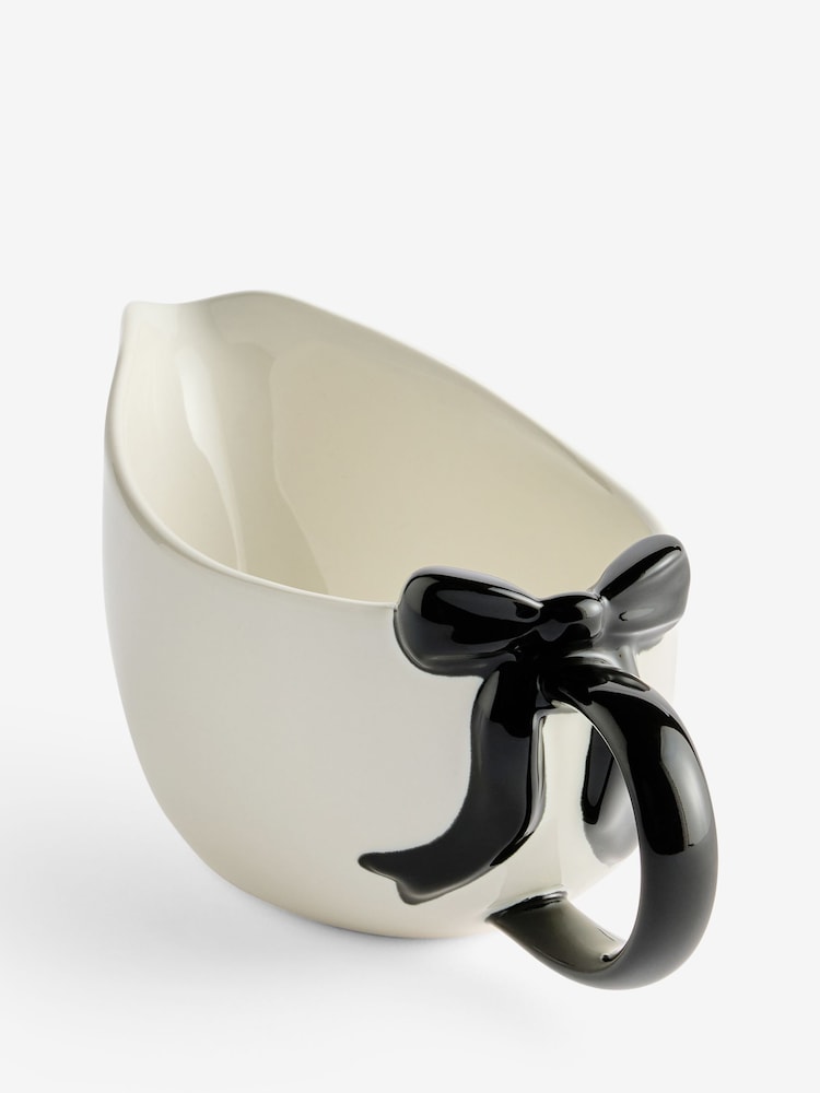 Monochrome Bow Gravy Boat - Image 5 of 5