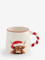 Natural Christmas Hamish The Highland Cow Mug - Image 4 of 4