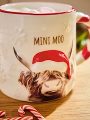 Natural Christmas Hamish The Highland Cow Small Mug - Image 3 of 4