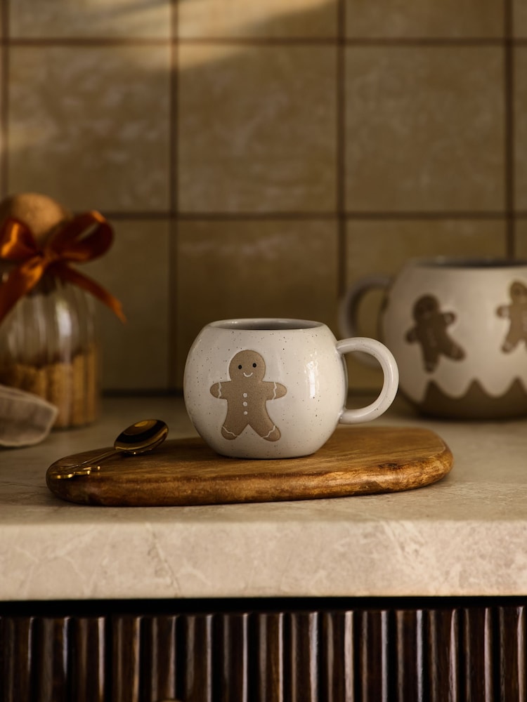 Natural Gingerbread Baby Mug - Image 2 of 4
