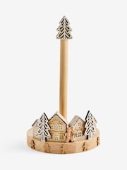 Natural Light Up Christmas Gingerbread Kitchen Roll Holder - Image 5 of 5