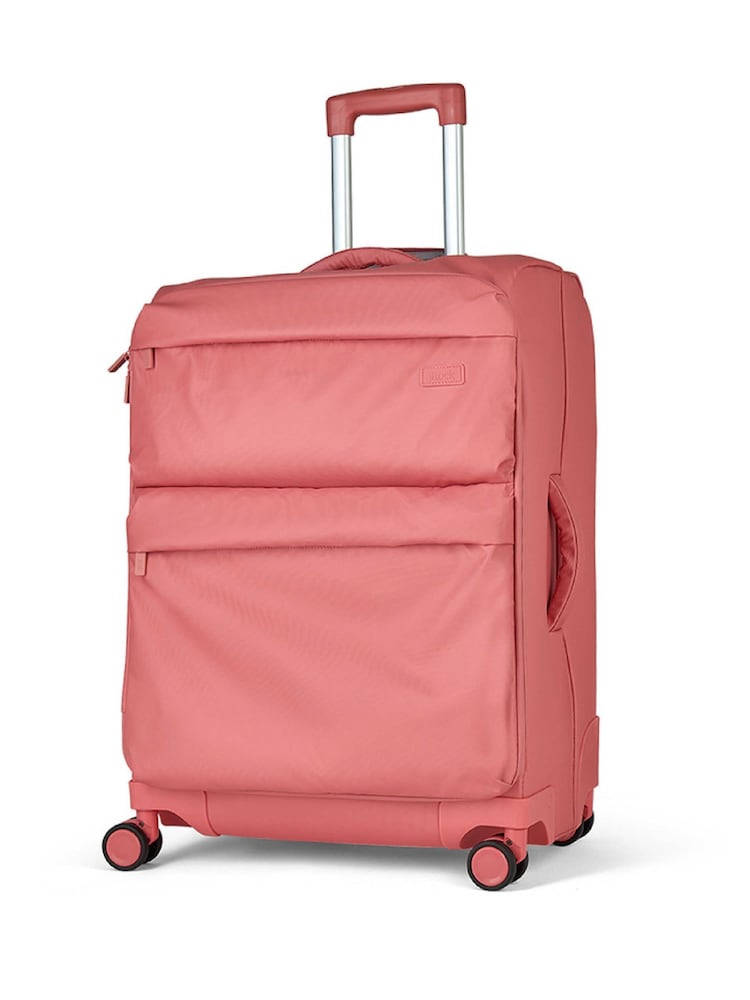 Rock Luggage Coral Orange Juniper Medium Suitcase - Image 2 of 5 Rock Luggage Coral Orange Juniper Medium Suitcase - Image 2 of 5