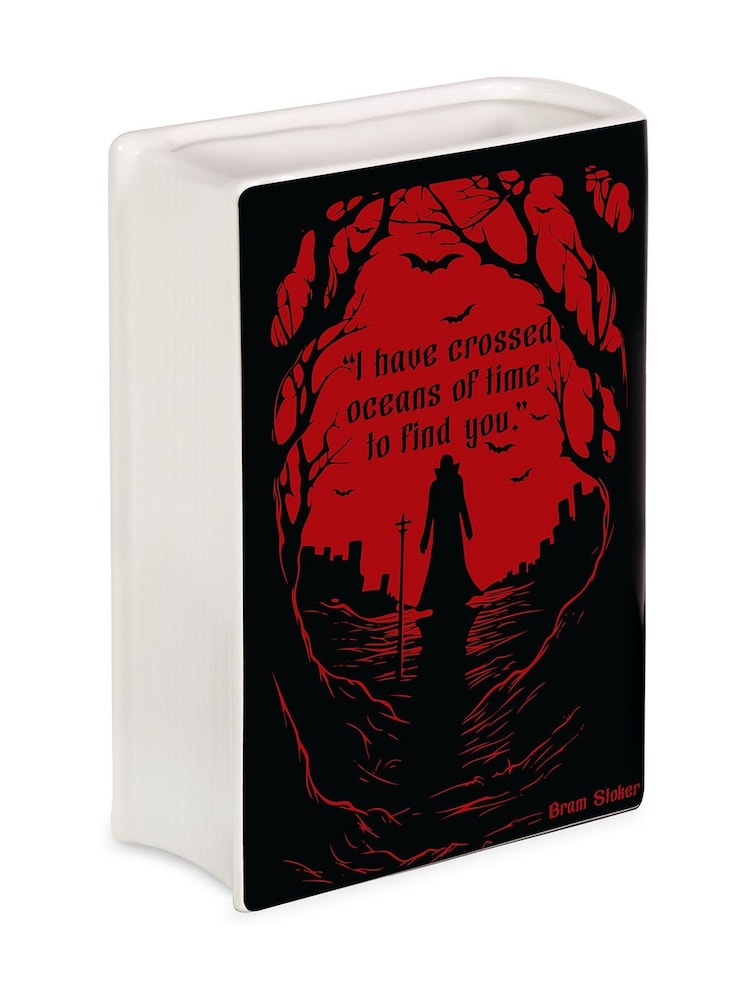 Steel Mill and Co. Black Large Dracula Book Vase - Image 4 of 4