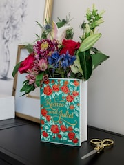 Steel Mill and Co. Green Large Book Romeo and Juliet Vase - Image 1 of 4