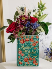 Steel Mill and Co. Green Large Book Romeo and Juliet Vase - Image 2 of 4