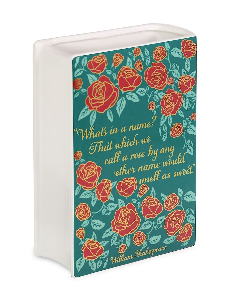 Steel Mill and Co. Green Large Book Romeo and Juliet Vase - Image 4 of 4 Steel Mill and Co. Green Large Book Romeo and Juliet Vase - Image 4 of 4