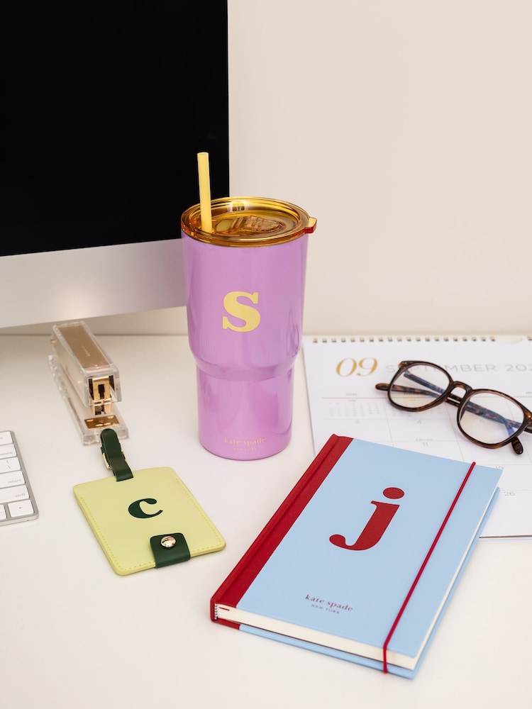 Kate Spade Red Just Mine Initial Journal Notebook - Image 1 of 2