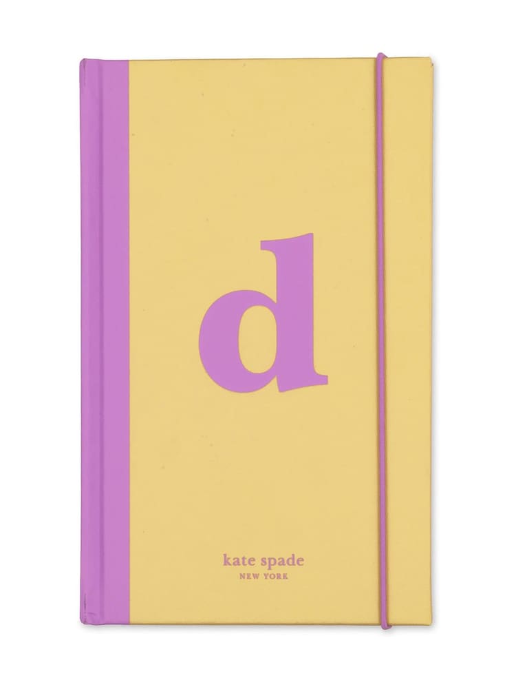 Kate Spade Yellow Just Mine Initial Journal Notebook - Image 2 of 2