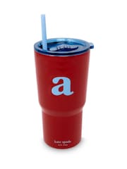 Kate Spade Red Just Mine Initial Stainless Steel 20 oz. Tumbler - Image 1 of 1