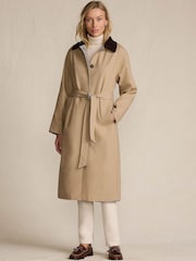 Lands' End Natural Reversible Belted Trench Coat - Image 1 of 3
