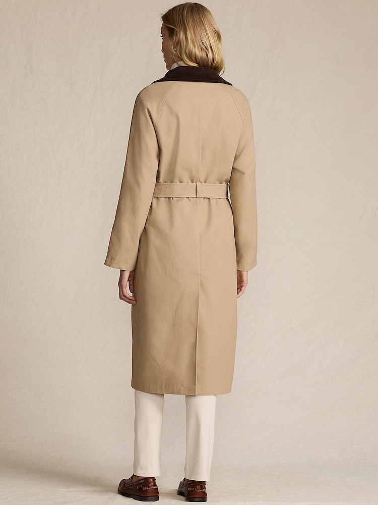 Lands' End Natural Reversible Belted Trench Coat - Image 2 of 3
