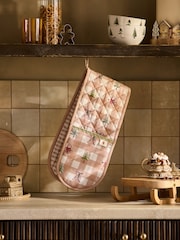 Natural Christmas Gingerbread Oven Gloves - Image 1 of 4