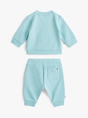 Tommy Hilfiger Blue Logo Sweatshirt And Joggers Set - Image 2 of 2