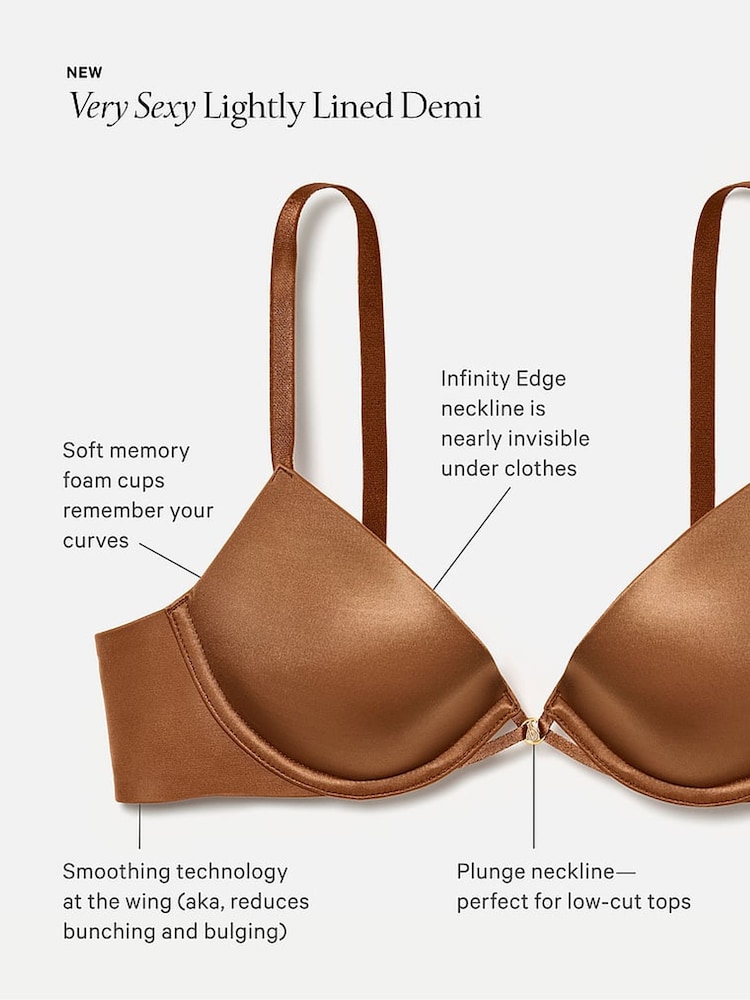 Victoria's Secret Marzipan Nude Lightly Lined Demi Bra - Image 3 of 3