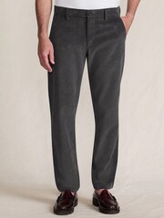 Lands' End Grey Straight Leg Cord Trousers - Image 1 of 4