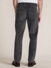 Lands' End Grey Straight Leg Cord Trousers - Image 2 of 4