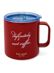 Kate Spade Red Stainless Steel Definitely Not Coffee Mug - Image 3 of 3