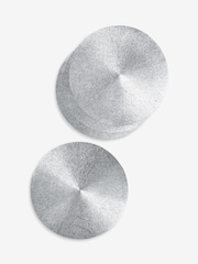 Silver Round Wipe Clean Set of 4 Placemats - Image 3 of 3