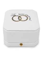 Kate Spade White Heirloom Ring Box Bridal Toile - Image 2 of 4