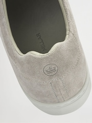 Peter Millar Grey Vantage Lite Suede Sneakers - Image 6 of 6